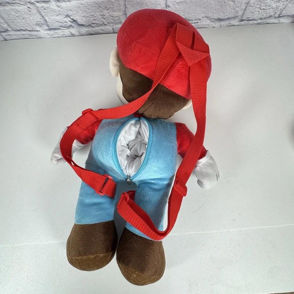 Nintendo Super Mario Bros Brothers Plush Backpack Stuffed Figure Toy Zip 18